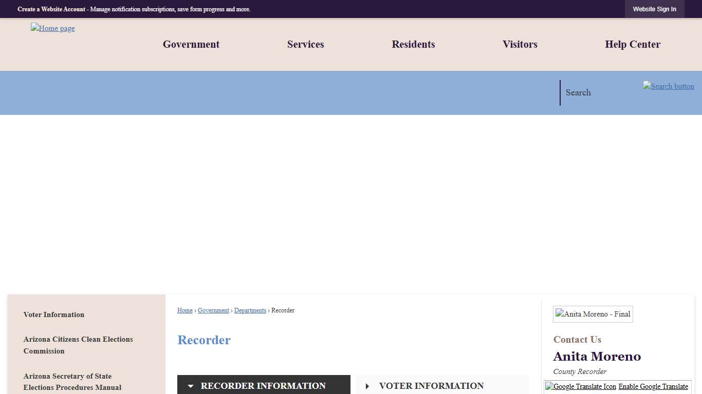 Recorder Santa Cruz County, AZ - Official Website